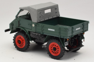 Mercedes Unimog 401 Verde Schuco 1:18 135 Pressofusione — immagine 7 di 8