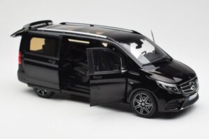 Mercedes V-Class W447 AMG Line Nero Norev 1:18 183860 Pressofusione — immagine 2 di 6