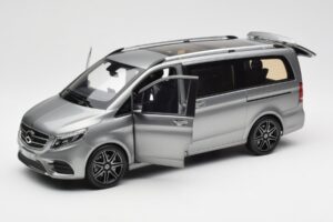 Mercedes V-Class W447 AMG Line Grigio Metallizzato Norev 1:18 183488 Pressofusione — immagine 2 di 9