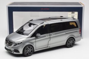 Mercedes V-Class W447 AMG Line Grigio Metallizzato Norev 1:18 183488 Pressofusione — immagine 9 di 9