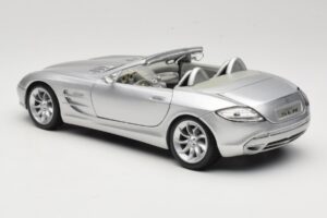 Mercedes Vision SLR Roadster Argento Maisto 1:18 B66962107 Pressofusione — immagine 7 di 8