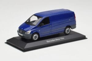 Mercedes Vito Atlantis Blu Minichamps 1:43 B66960525 Pressofusione — immagine 2 di 4