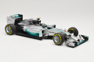 Mercedes W05 #6 N. Rosberg Mercedes AMG Petronas Abu Dhabi Grand Prix 2014 Minichamps 1:18 110140406 Pressofusione — immagine 4 di 7