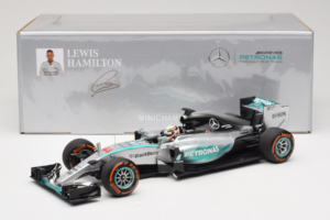 Mercedes W06 #44 L. Hamilton Mercedes AMG Petronas Japanese Grand Prix Winner 2015 Minichamps 1:18 110150344 Pressofusione — immagine 7 di 7