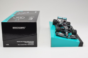 Mercedes W11 #44 L. Hamilton Mercedes AMG Petronas Turkish Grand Prix Winner World Champion 2020 Minichamps 1:18 113201444 Re — immagine 6 di 7