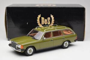 Mercedes W123 200T Cypress Verde BoS Models 1:18 BOS008 Pressofusione — immagine 6 di 6