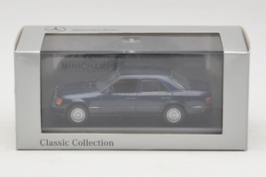 Mercedes W124 Blu Scuro Minichamps 1:43 MB006 Pressofusione — immagine 4 di 4