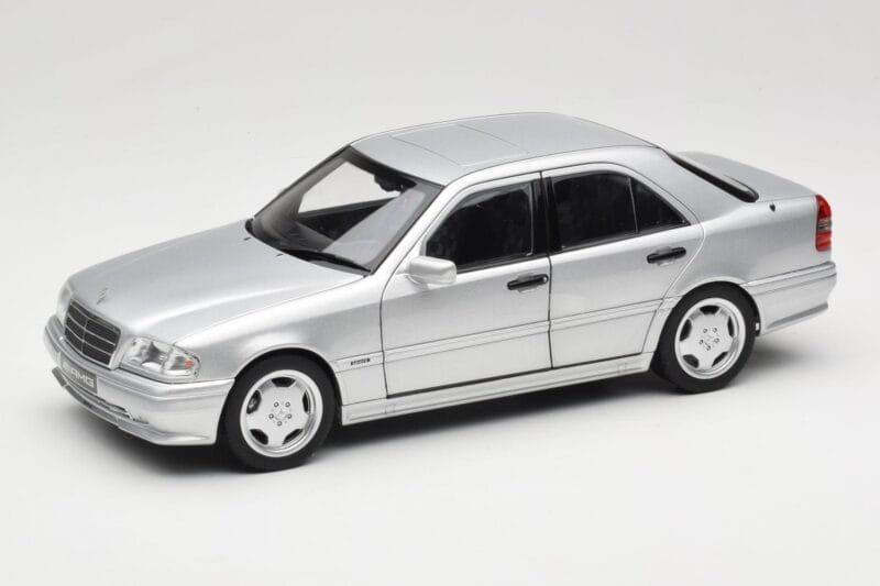 Mercedes C36 AMG W202 Silver Metallic Norev 1:18 183380 Pressofusione
