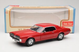 Mercury Cougar XR-7 Rosso Sun Star 1:18 1541 Pressofusione — immagine 8 di 8