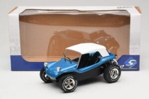 Meyers Manx Blu Soft Top Solido 1:18 S1802701 Pressofusione — immagine 6 di 6