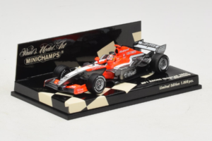 MF1 M16 #18 T. Monteiro MF1 Racing Showcar 2006 Minichamps 1:43 400060088 Pressofusione — immagine 2 di 5