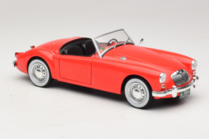 MG A 1600 Roadster Mk I Elvis Presley Blue Hawaii Movie GreenLight 1:18 13524 Pressofusione — immagine 6 di 8