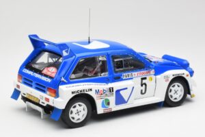 MG Metro 6R4 #5 T. Pond / R. Arthur Rally Monte Carlo 1986 Sun Star 1:18 5537 Pressofusione — immagine 3 di 8
