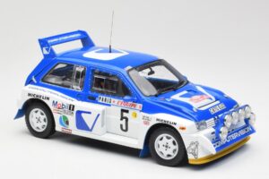 MG Metro 6R4 #5 T. Pond / R. Arthur Rally Monte Carlo 1986 Sun Star 1:18 5537 Pressofusione — immagine 6 di 8