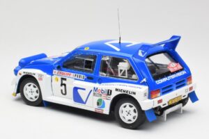 MG Metro 6R4 #5 T. Pond / R. Arthur Rally Monte Carlo 1986 Sun Star 1:18 5537 Pressofusione — immagine 7 di 8