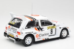 MG Metro 6R4 #8 P. Eklund / D. Whittock Rally Finland 1986 Sun Star 1:18 5536 Pressofusione — immagine 3 di 8