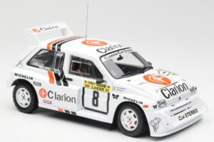 MG Metro 6R4 #8 P. Eklund / D. Whittock Rally Finland 1986 Sun Star 1:18 5536 Pressofusione — immagine 6 di 8