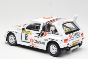 MG Metro 6R4 #8 P. Eklund / D. Whittock Rally Finland 1986 Sun Star 1:18 5536 Pressofusione — immagine 7 di 8