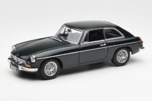 MGB GT Mk2 Coupe Racing Verde AUTOart 1:18 76602 Pressofusione