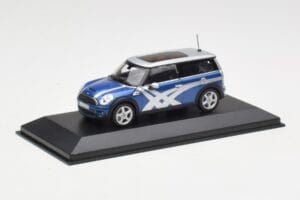Mini Clubman R55 Cooper S Blue Metallic Onitsuka Tiger Minichamps 1:43 403138676 Pressofusione — immagine 2 di 4