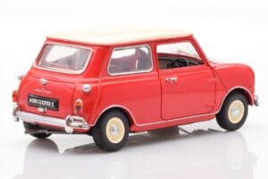 Mini Cooper 1275 S Rosso Kyosho 1:18 8840 Pressofusione — immagine 3 di 8