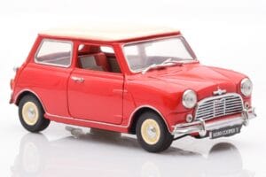 Mini Cooper 1275 S Rosso Kyosho 1:18 8840 Pressofusione — immagine 6 di 8