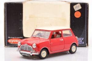 Mini Cooper 1275 S Rosso Kyosho 1:18 8840 Pressofusione — immagine 8 di 8