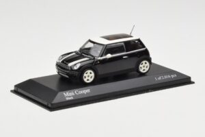 MINI Cooper R50 Nero Minichamps 1:43 431138101 Pressofusione — immagine 3 di 5