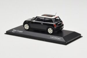 MINI Cooper R50 Nero Minichamps 1:43 431138101 Pressofusione — immagine 4 di 5