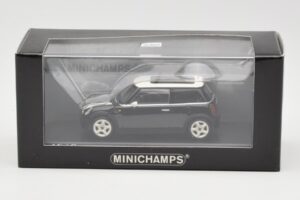 MINI Cooper R50 Nero Minichamps 1:43 431138101 Pressofusione — immagine 5 di 5
