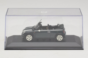 Mini Cooper Cabriolet Verde Con Striscia Bianca Minichamps 1:43 80420309093-R1 Pressofusione — immagine 4 di 5
