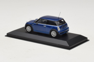 Mini Cooper One R50 Aero Blu Minichamps 1:43 431138270 Pressofusione — immagine 3 di 4