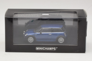 Mini Cooper One R50 Aero Blu Minichamps 1:43 431138270 Pressofusione — immagine 4 di 4