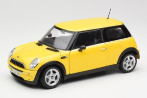 Mini Cooper One R50 Pacchetto Aerodinamico Giallo Kyosho 1:18 80430148553 Pressofusione
