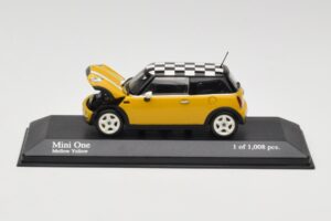 MINI One R50 Giallo Minichamps 1:43 431138104 Pressofusione — immagine 2 di 5