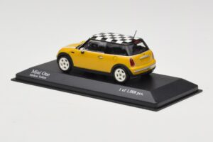 MINI One R50 Giallo Minichamps 1:43 431138104 Pressofusione — immagine 3 di 5