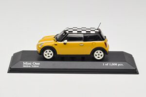 MINI One R50 Giallo Minichamps 1:43 431138104 Pressofusione