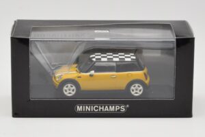 MINI One R50 Giallo Minichamps 1:43 431138104 Pressofusione — immagine 5 di 5
