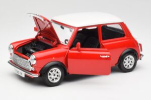 Mini Cooper Rosso Bburago 1:18 3379 Pressofusione — immagine 2 di 8