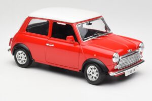 Mini Cooper Rosso Bburago 1:18 3379 Pressofusione — immagine 6 di 8