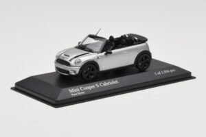 Mini Cooper S R57 Cabriolet Argento Minichamps 1:43 431138830 Pressofusione — immagine 2 di 6