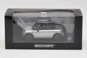 Mini Cooper S R57 Cabriolet Argento Minichamps 1:43 431138830 Pressofusione — immagine 4 di 6