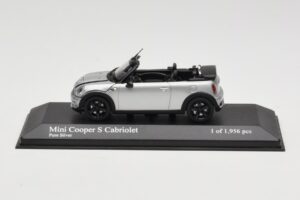 Mini Cooper S R57 Cabriolet Argento Minichamps 1:43 431138830 Pressofusione