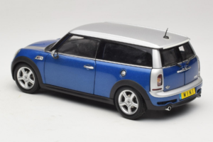 Mini Cooper S Clubman R55 Blu & Argento Kyosho 1:18 80430421048 Pressofusione — immagine 7 di 8