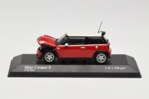 MINI Cooper S R53 Rosso Minichamps 1:43 431138200 Pressofusione — immagine 5 di 5