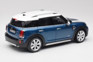 Mini Countryman F60 Island Blu & Bianco Kyosho 1:18 80432447940 Pressofusione — immagine 3 di 8