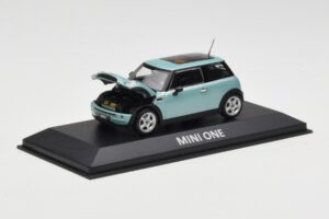Mini One R50 Verde Chiaro Con Tetto Verde Chiaro Minichamps 1:43 MINI003 Pressofusione — immagine 2 di 4