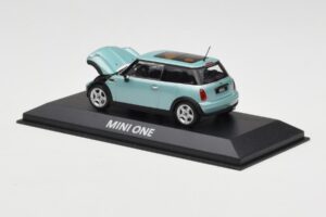 Mini One R50 Verde Chiaro Con Tetto Verde Chiaro Minichamps 1:43 MINI003 Pressofusione — immagine 3 di 4