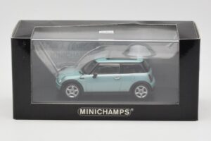 Mini One R50 Verde Chiaro Con Tetto Verde Chiaro Minichamps 1:43 MINI003 Pressofusione — immagine 4 di 4