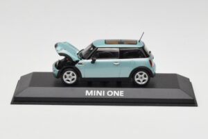 Mini One R50 Verde Chiaro Con Tetto Verde Chiaro Minichamps 1:43 MINI003 Pressofusione